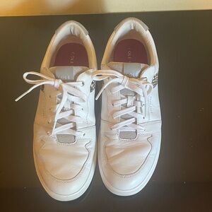 Cole Haan White Leather Sneakers size 9